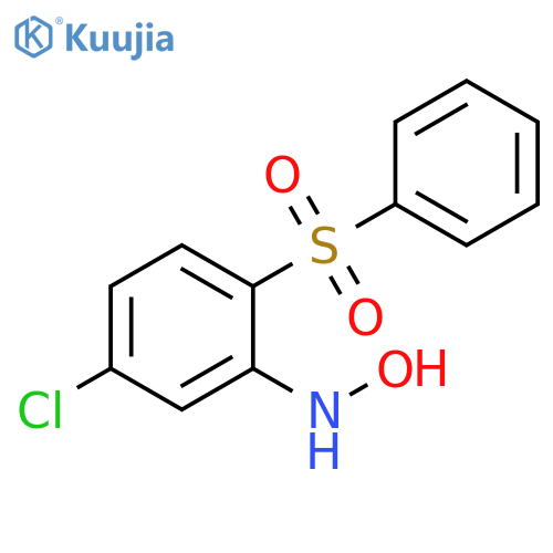 Benzenamine,5-chloro-N-hydroxy-2-(phenylsulfonyl)- structure