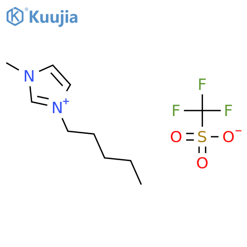 1-PENTYL-3-METHYLIMIDAZOLIUM TRIFLUOROMETHANESULFONATE structure