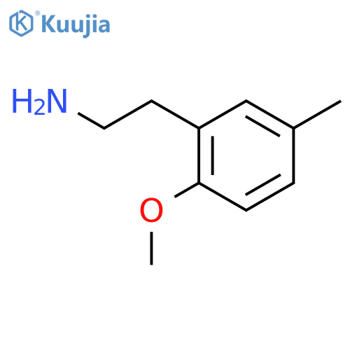 2-(2-methoxy-5-methylphenyl)ethan-1-amine structure