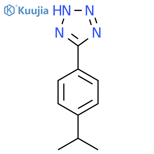 5-4-(propan-2-yl)phenyl-1H-1,2,3,4-tetrazole structure