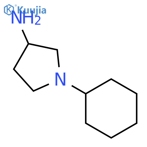 1-cyclohexylpyrrolidin-3-amine structure