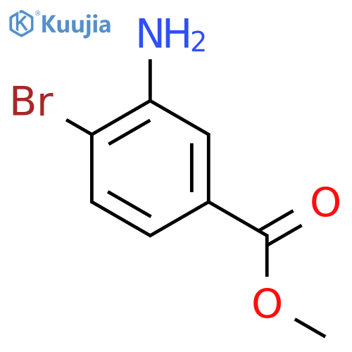 Methyl 3-amino-4-bromobenzoate structure