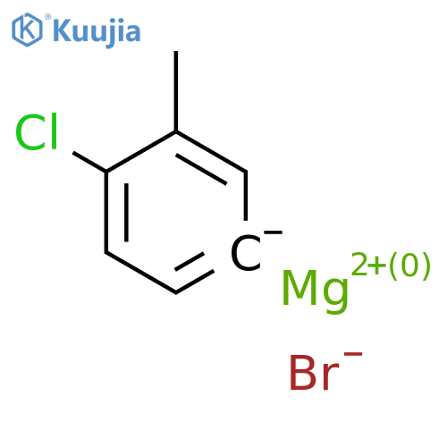 4-Chloro-3-methylphenylmagnesium bromide, 0.50 M in THF structure