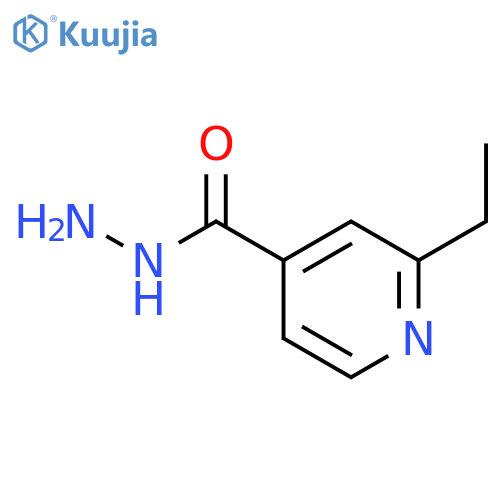 2-ethylpyridine-4-carbohydrazide structure