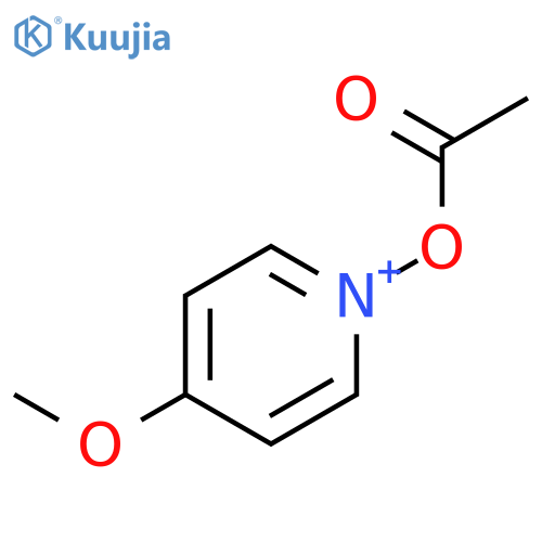 Pyridinium, 1-(acetyloxy)-4-methoxy- structure