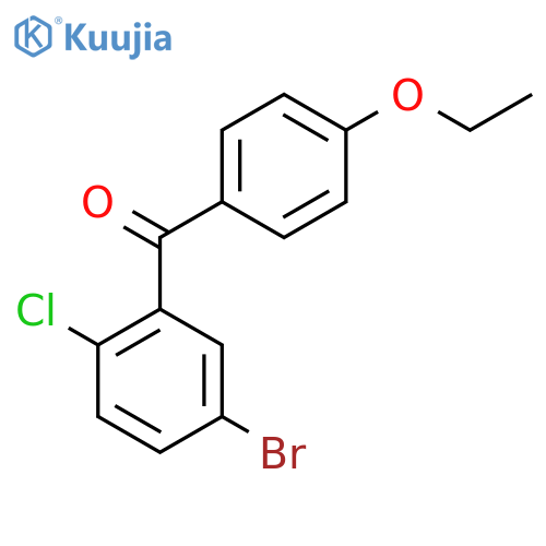 (5-Bromo-2-chlorophenyl)(4-ethoxyphenyl)methanone structure