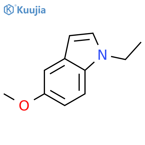 1-Ethyl-5-methoxy-1H-indole structure