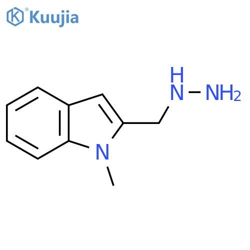 2-(hydrazinylmethyl)-1-methyl-1H-indole structure