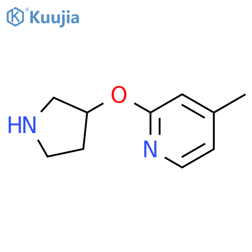 4-methyl-2-(pyrrolidin-3-yloxy)pyridine structure