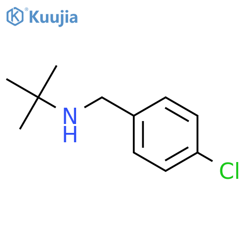 N-(4-Chlorophenylmethyl)tert-butylamine structure