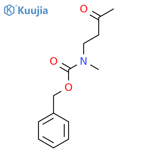 benzyl N-methyl-N-(3-oxobutyl)carbamate structure