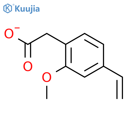 (2-Methoxy-4-vinyl-phenyl)-acetat structure