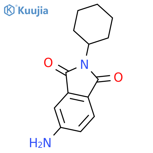 5-Amino-2-cyclohexyl-2,3-dihydro-1H-isoindole-1,3-dione structure