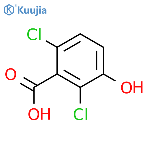 2,6-dichloro-3-hydroxybenzoic Acid structure