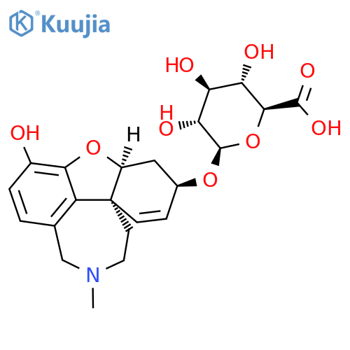 O-Desmethyl Galanthamine β-D-Glucuronide structure