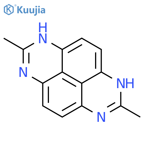 PYRIMIDO[4,5,6-GH]PERIMIDINE, 1,8-DIHYDRO-2,7-DIMETHYL- structure