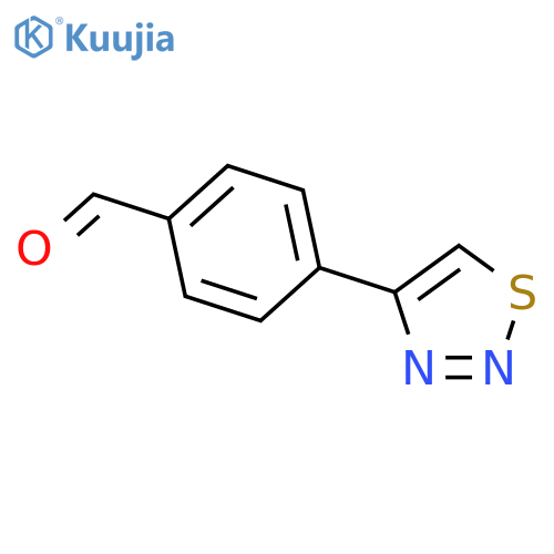 4-(1,2,3-thiadiazol-4-yl)benzoyl chloride structure