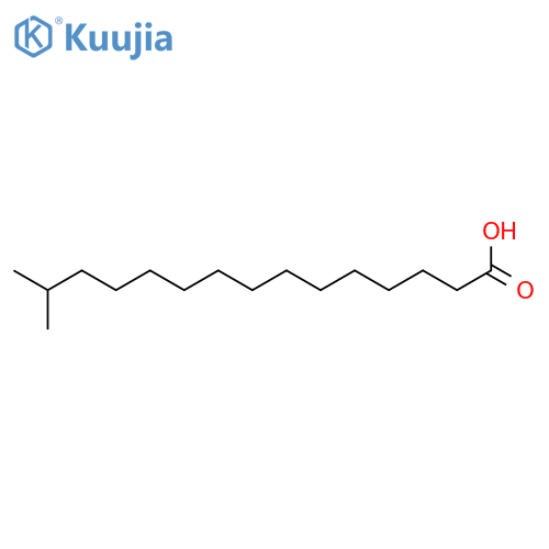 14-METHYLPENTADECANOIC ACID structure