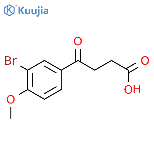 4-(3-Bromo-4-methoxyphenyl)-4-oxobutanoic acid structure