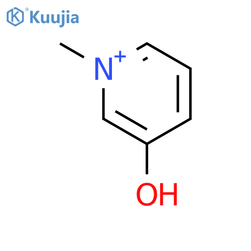 Pyridinium, 3-hydroxy-1-methyl- structure