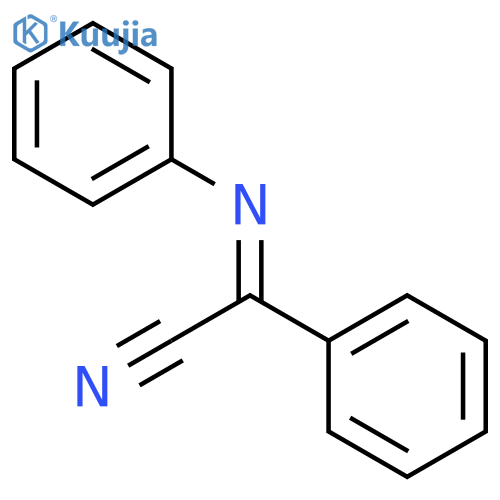Benzeneacetonitrile, a-(phenylimino)- structure