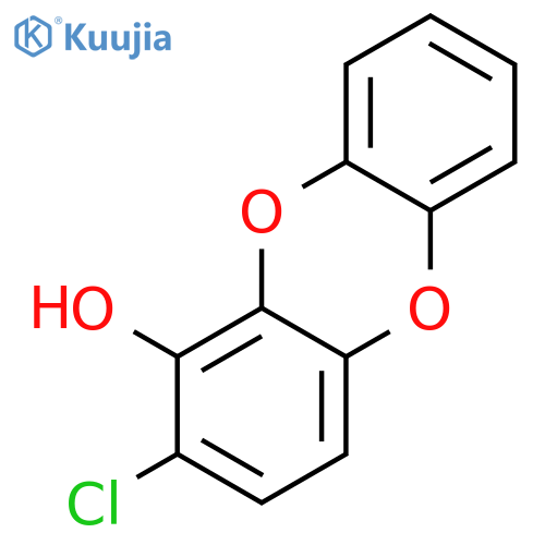 Dibenzo[b,e][1,4]dioxinol, 2-chloro- structure