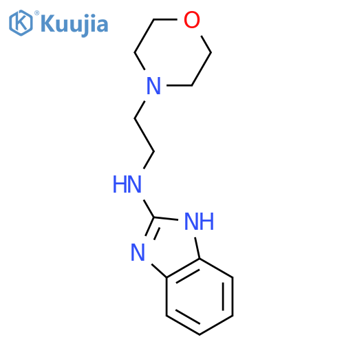 N-[2-(4-morpholinyl)ethyl]-1h-benzimidazol-2-amine structure