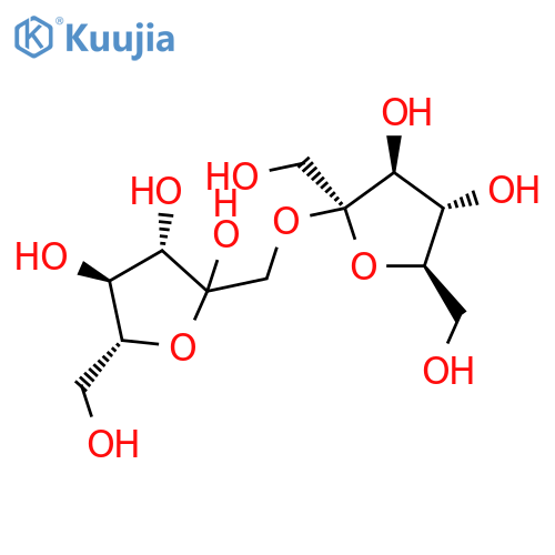 D-Fructose, 1-O-b-D-fructofuranosyl- structure
