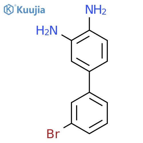 [1,1'-Biphenyl]-3,4-diamine, 3'-bromo- structure