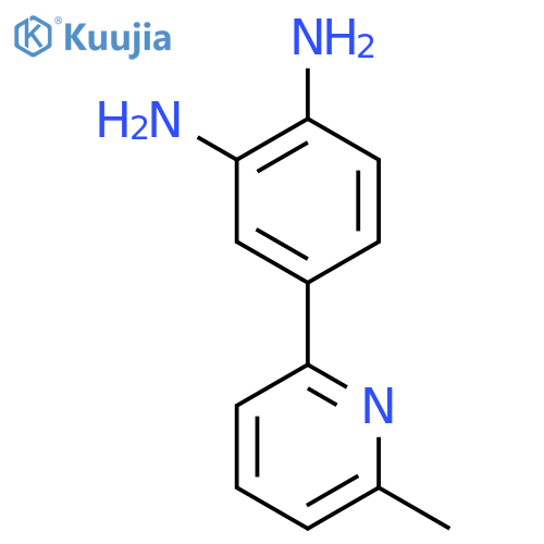 4-(6-methylpyridin-2-yl)benzene-1,2-diamine structure