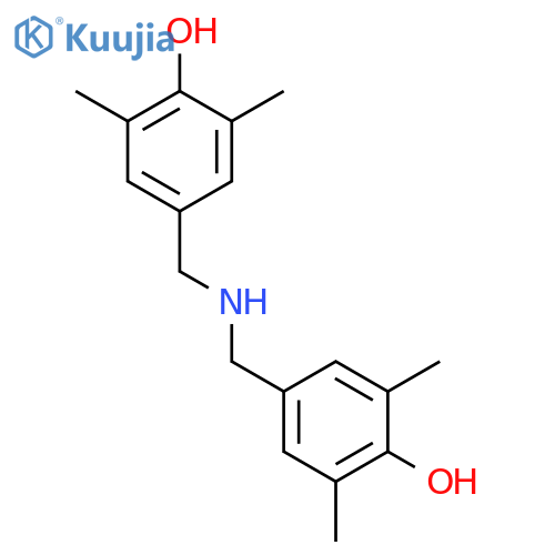 4-({(4-Hydroxy-3,5-dimethylphenyl)methylamino}methyl)-2,6-dimethylphenol structure