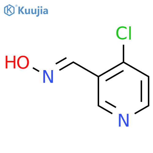 (E)-4-Chloronicotinaldehyde oxime structure