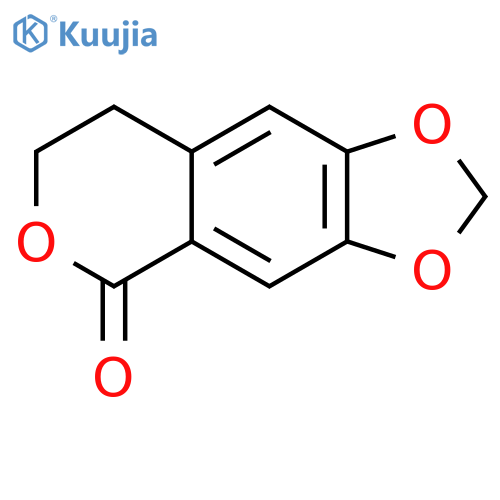 5H-1,3-Dioxolo[4,5-g][2]benzopyran-5-one, 7,8-dihydro- structure