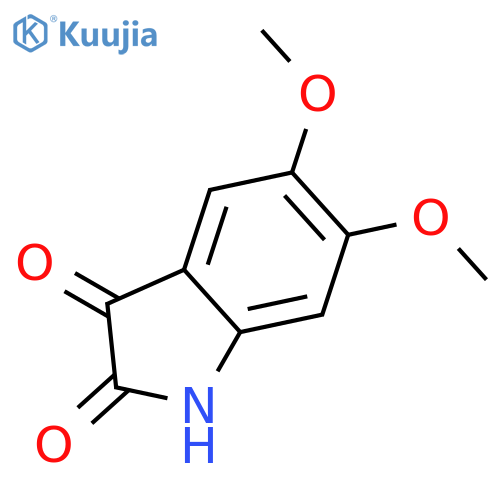 5,6-Dimethoxy-2,3-dihydro-1H-indole-2,3-dione structure
