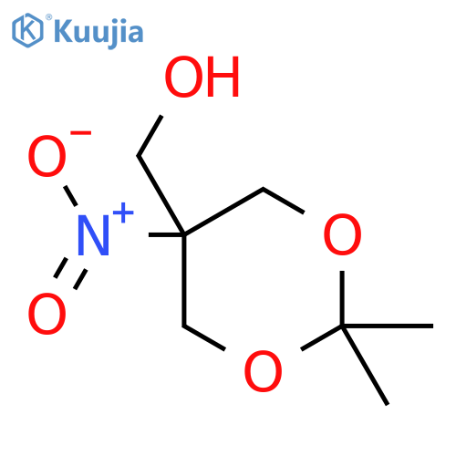 (2,2-dimethyl-5-nitro-1,3-dioxan-5-yl)methanol structure
