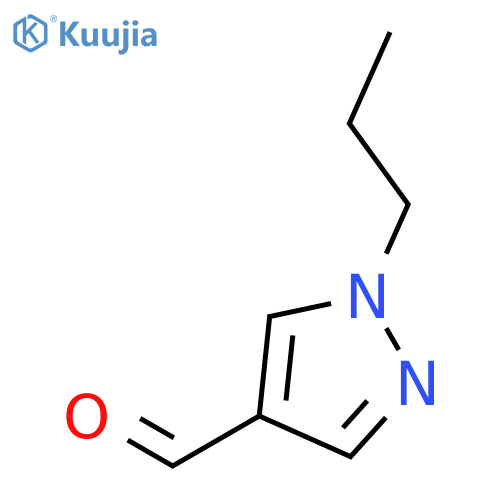 1-Propyl-1H-pyrazole-4-carbaldehyde structure