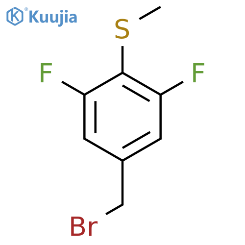 (4-(Bromomethyl)-2,6-difluorophenyl)(methyl)sulfane structure