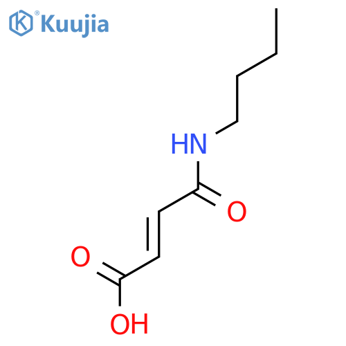 (2E)-4-(butylamino)-4-oxobut-2-enoic acid structure