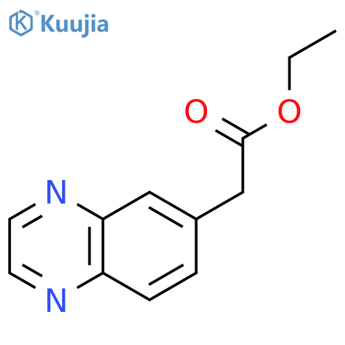 Ethyl 2-(quinoxalin-6-YL)acetate structure