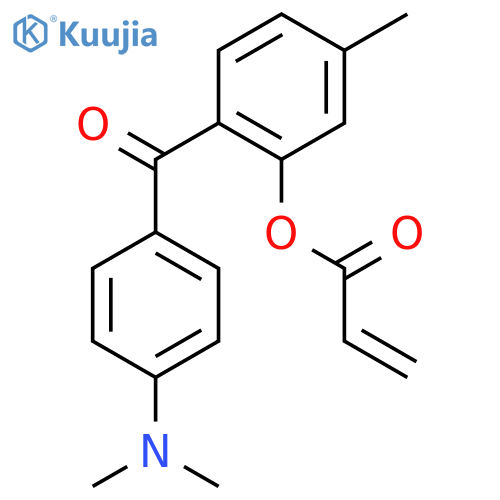 2'-Acryloxy-4'-methyl-4-(N,N-dimethylamino)benzophenone structure