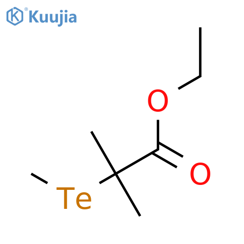 Ethyl 2-methyl-2-(methyltellanyl)propanoate structure