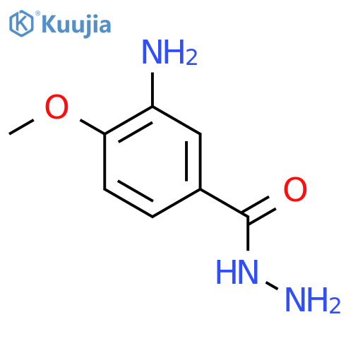 3-Amino-4-methoxybenzohydrazide structure