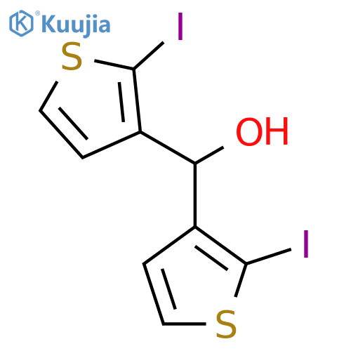 bis(2-iodothiophen-3-yl)methanol structure