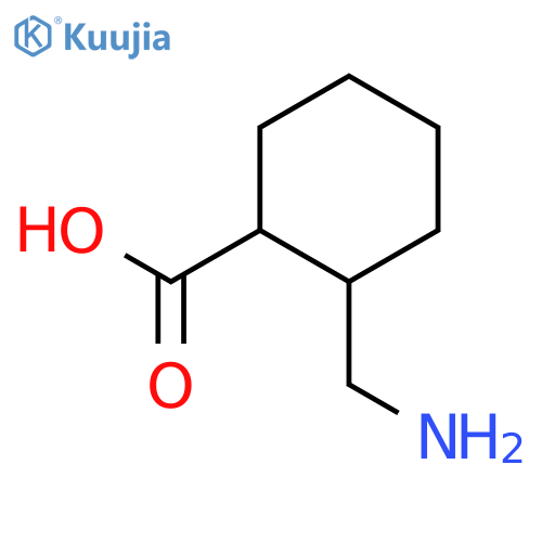 2-(aminomethyl)cyclohexane-1-carboxylic acid structure