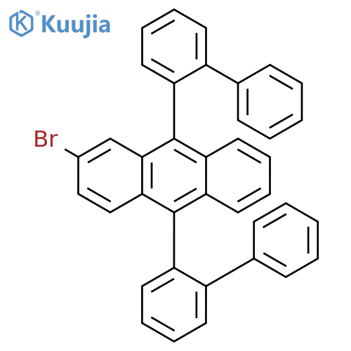 Anthracene, 9,10-bis([1,1'-biphenyl]-2-yl)-2-bromo- structure
