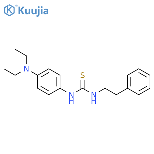 1-(4-Diethylamino-phenyl)-3-phenethyl-thiourea structure