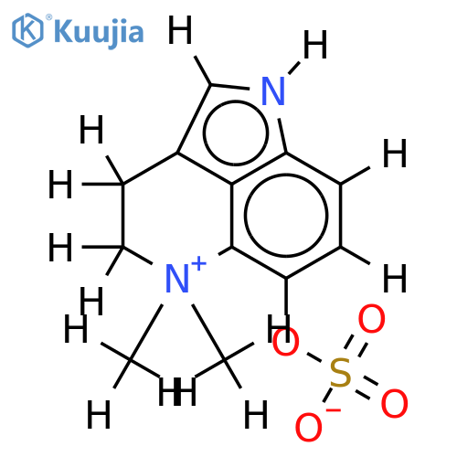 5,5-Dimethyl-6-sulfooxy-1,3,4,5-tetrahydro-pyrrolo[4,3,2-de]chinolinium-betain structure