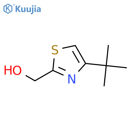 (4-tert-butyl-1,3-thiazol-2-yl)methanol structure