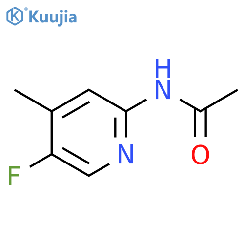 N-(5-Fluoro-4-methylpyridin-2-yl)acetamide structure