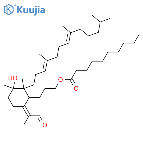 Iristectorene A; 16-Deoxy, 22,23-dihydro, deacyl, 3-O-decanoyl structure